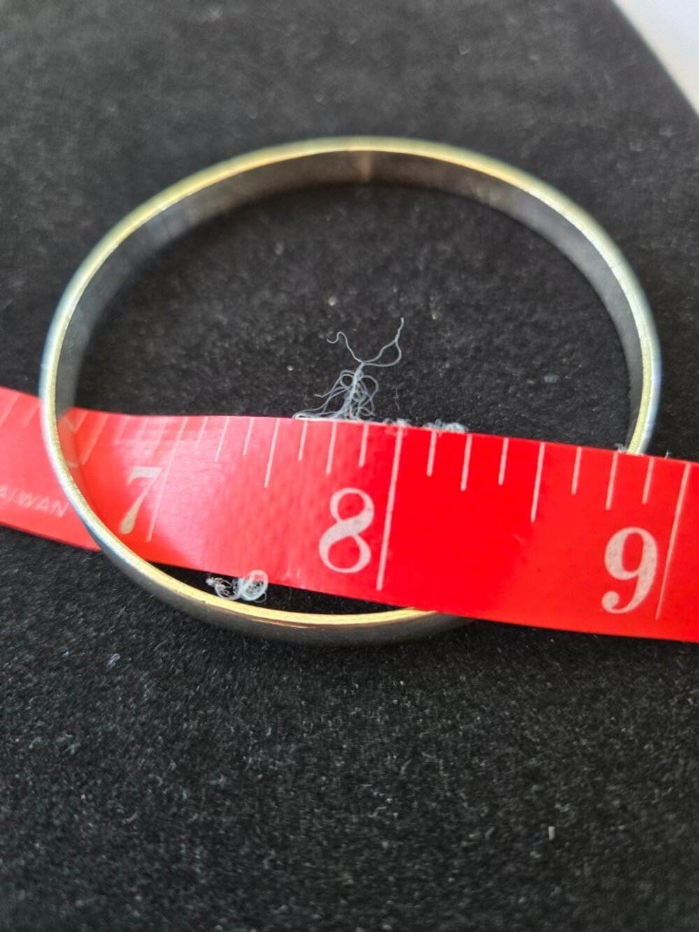 Vintage Taxco Mexico Silver Bangle Thin Minimalis Bracelet - Picture 8 of 8